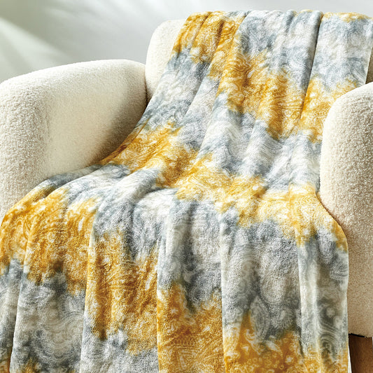 Ultra Soft Plush Throw Blanket – Lightweight 50" x 60" All-Season Blanket for Couch, Bed, or Travel – Warm, Cozy, and Machine Washable
