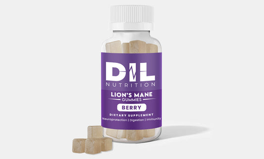 Dil Nutrition Lion's Mane Mushroom Gummies for Digestion and Immunity (40 count)