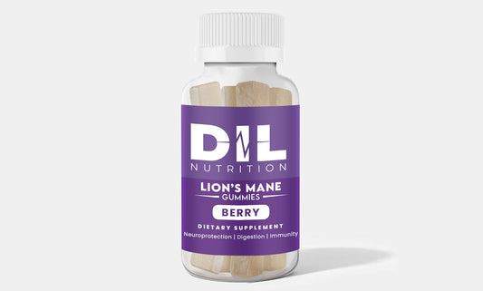 Dil Nutrition Lion's Mane Mushroom Gummies for Digestion and Immunity (40 count)