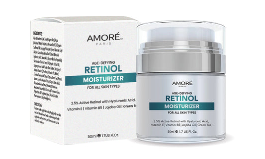 Anti-Aging Retinol 2.5% High Potency Natural And Organic Night Cream Moisturizer (1.7 Fl. Oz.)