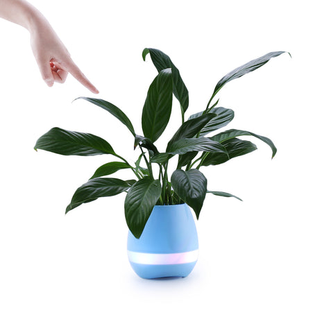 Mini Smart Flower Pot with Bluetooth Speaker