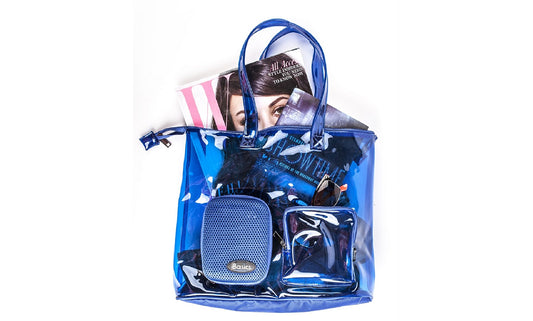 Beach Pool Bags Tote for Women Ladies Large Gym Tote Carry On Bag for Weekender Travel Waterproof Fun Tote Bag With Speaker