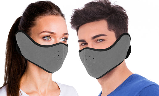 Protective Winter Ski Protective Face Mask with  Earmuffs