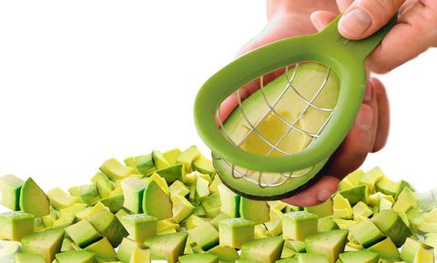 Stainless Steel Easy Avocado Slicer and Perfect Cubing Tool (1-Pack or 2-Pack)