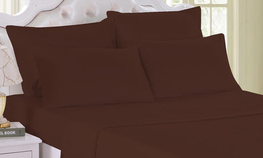 Luxury Homes Deep-Pocket Organic Bamboo-Blend Sheet Set (6-Piece)