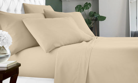 Luxury Home Cool Bamboo-Fiber Sheet Set (6-Piece)
