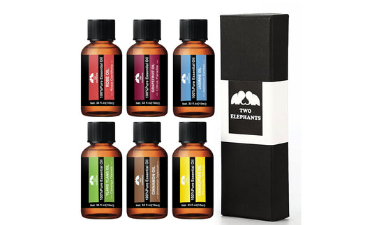 6-Piece : Aromatherapy Therapeutic Grade Essential Oil Gift Set