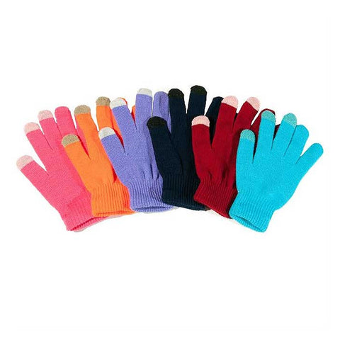 12 Pairs : Unisex Touchscreen Ultra-Soft & Comfy Gloves