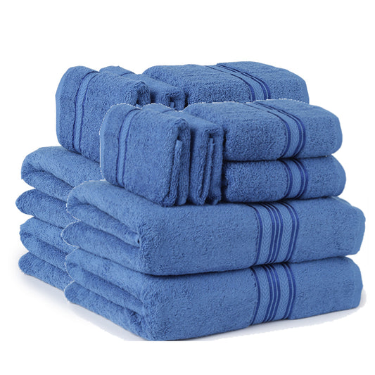 12-Piece Premium Cotton Towel Set – Ultra Soft & Absorbent Bathroom Towels | 4 Bath (30x54), 4 Hand (16x30), 4 Washcloths (13x13)