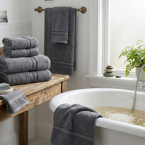 12-Piece Premium Cotton Towel Set – Ultra Soft & Absorbent Bathroom Towels | 4 Bath (30x54), 4 Hand (16x30), 4 Washcloths (13x13)