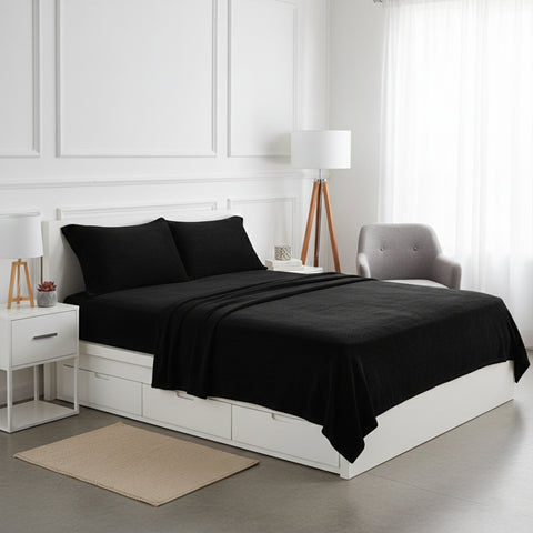 Microplush Ultra Premium Sheet Set – All-Season Soft Brushed Bed Sheets with Deep Pockets | Warm, Lightweight & Secure Fit for Mattresses up to 14 Inches