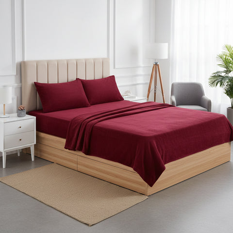 Microplush Ultra Premium Sheet Set – All-Season Soft Brushed Bed Sheets with Deep Pockets | Warm, Lightweight & Secure Fit for Mattresses up to 14 Inches