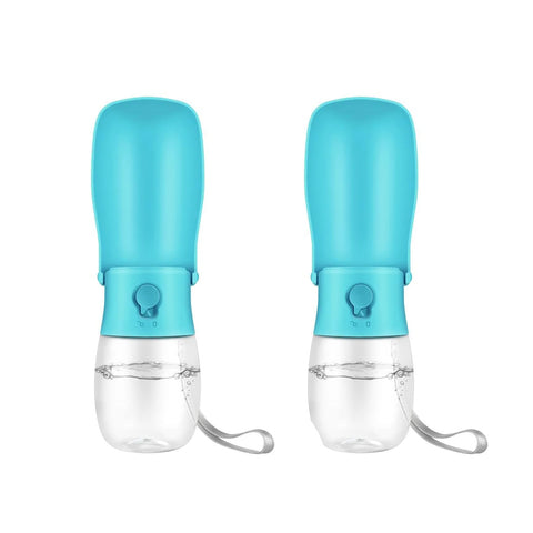 Leak Proof Portable Travel Pet Dog Water Bottle Dispenser for Outdoor Walking and Hiking - Pet Accessories (1-Pack or 2-Pack)