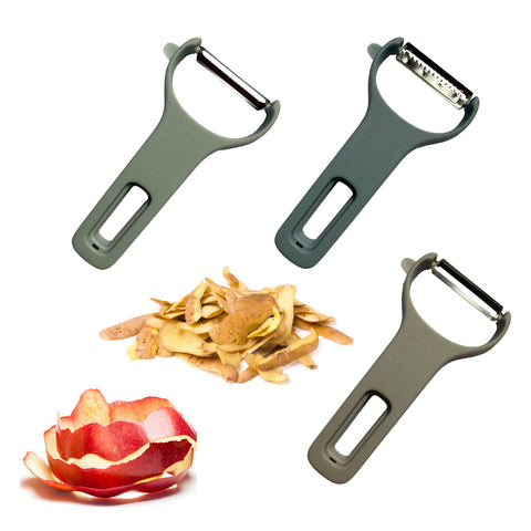 3-Pack: Stainless Steel Original Peelers for Potato, Vegetable and Fruits Kitchen Gadgets