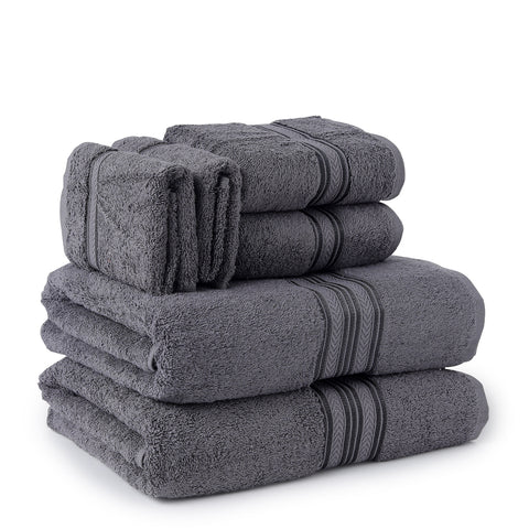 Cozy Home 100% Cotton 6-Piece Towel Set – Soft, Absorbent & Quick-Dry Bath Towels with Hand Towels & Washcloths (Multiple Colors)