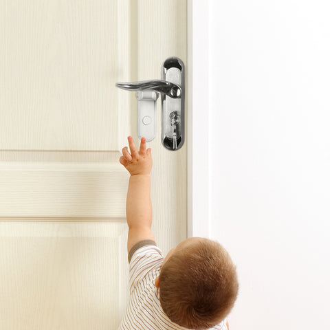 2-Pack: Secure Travel Door Lever Privacy Lock - Child toddler Pet Safe