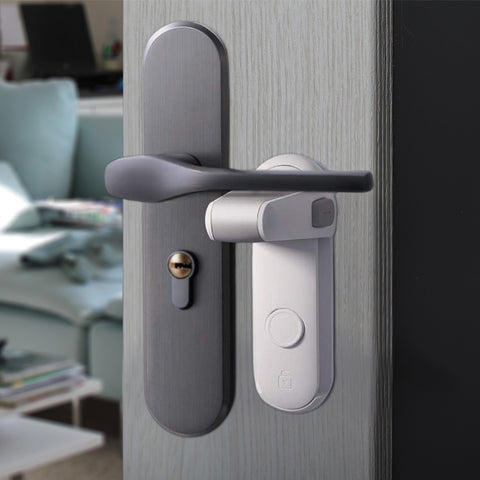 2-Pack: Secure Travel Door Lever Privacy Lock - Child toddler Pet Safe