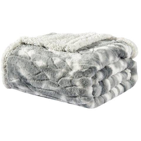 Alaska Super Soft Fleece Throw Blanket – 50" x 60" Lightweight Microfiber Blanket for Bed, Couch, Dorm or Travel – Cozy and Comfortable