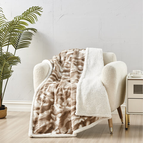 Alaska Super Soft Fleece Throw Blanket – 50" x 60" Lightweight Microfiber Blanket for Bed, Couch, Dorm or Travel – Cozy and Comfortable