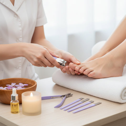 Stainless Steel Professional 16-Piece Manicure Pedicure Facial Set Grooming Kit with Luxurious Portable Travel Leather Case