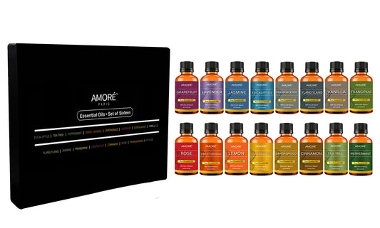 Aromatherapy 100% Pure Therapeutic 16 - Piece High Grade Essential-Oils