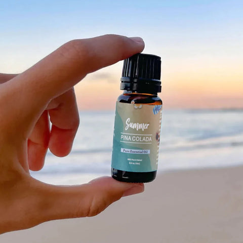 6-Pack Summer Vibes Scented Aromatherapy Essential Oil Set | 10mL Bottles for Diffusers, Humidifiers & DIY Projects