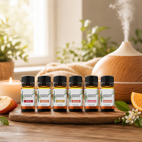 Tropical Collection Therapeutic-Grade Aromatherapy Essential Oil Set | 6-Piece | 10mL Bottles