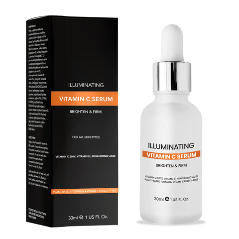 Illuminating Vitamin C Facial Serum with Hyaluronic Acid & Vitamin E