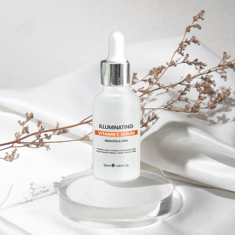 Illuminating Vitamin C Facial Serum with Hyaluronic Acid & Vitamin E