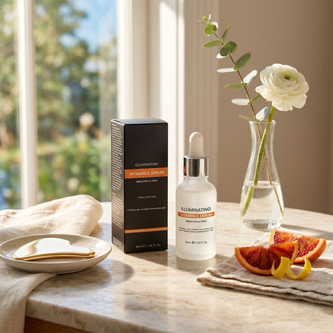 Illuminating Vitamin C Facial Serum with Hyaluronic Acid & Vitamin E