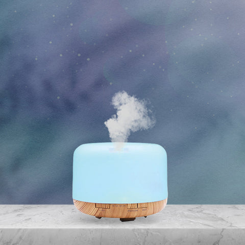 Premium Ultrasonic Aromatherapy Cool Mist Humidifier Diffuser With 7 Color LED Lights