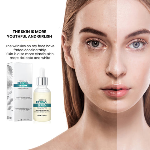 2.5% Retinol Face Serum with Hyaluronic Acid & Vitamin E Nighttime Anti-Aging Facial Serum for Smoother, Firmer & More Radiant-Looking Skin