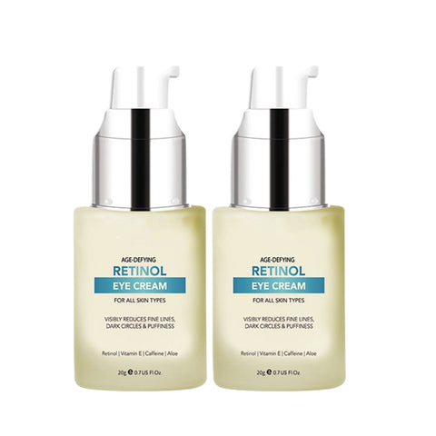 Anti-Aging Retinol Eye Cream with Aloe, Hyaluronic Acid & Vitamin E Hydrating Eye Cream for the Appearance of Fine Lines, Puffiness, Dark Circles & Dry Skin | 0.7 fl oz