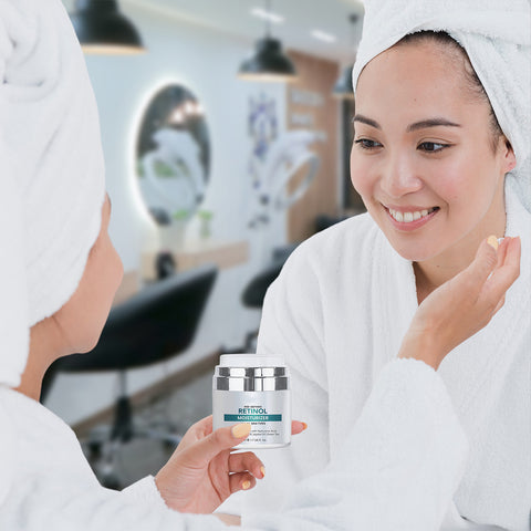 Anti-Aging Retinol 2.5% Night Cream Moisturizer with Hyaluronic Acid, Jojoba Oil & Green Tea | 1.7 fl oz