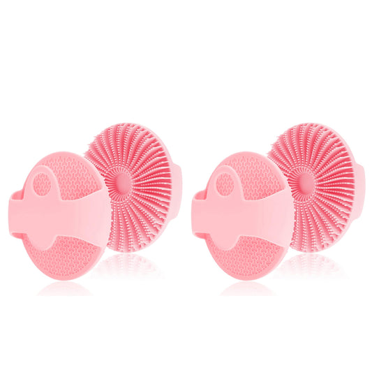 2-Pack: Antimicrobial Silicone Body Scrubber Non Slip Exfoliating Body Scrubber for Sensitive Skin, Eco Friendly Shower Scrubber