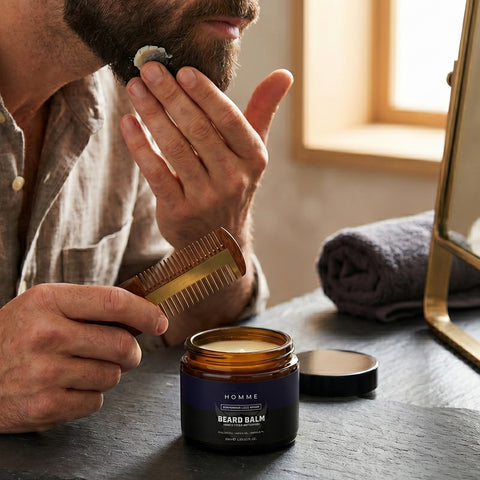 Ultimate Beard Grooming Kit for Men – 3-Piece Beard Wash, Beard Oil & Beard Balm Set