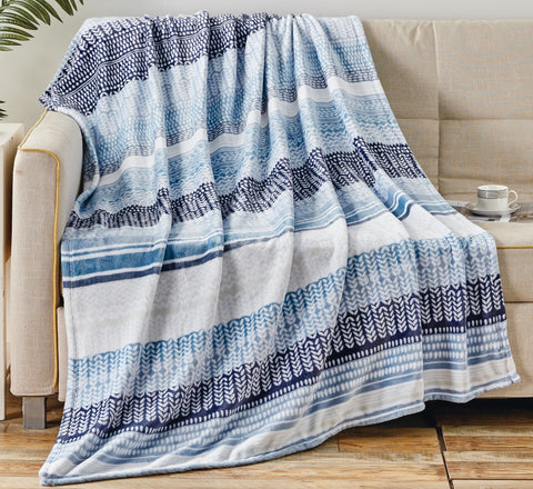 Luxurious Micro Plush Throw Blanket – Ultra Soft 50" x 60" Lightweight Fleece for Couch, Bed, and Home Décor – 100% Polyester, Machine Washable