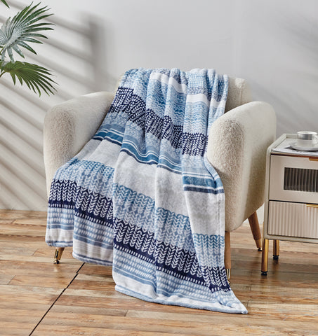 Luxurious Micro Plush Throw Blanket – Ultra Soft 50" x 60" Lightweight Fleece for Couch, Bed, and Home Décor – 100% Polyester, Machine Washable