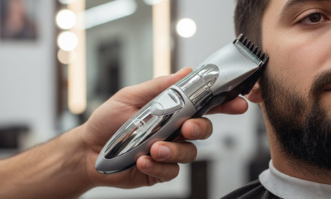 Rechargeable Clipper & Washable Electric Shaver – Wet & Dry Cordless Shaver with Pivoting Head, Precision Trimmer & Stainless Steel Blades