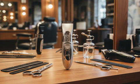 Rechargeable Clipper & Washable Electric Shaver – Wet & Dry Cordless Shaver with Pivoting Head, Precision Trimmer & Stainless Steel Blades
