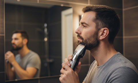 Rechargeable Clipper & Washable Electric Shaver – Wet & Dry Cordless Shaver with Pivoting Head, Precision Trimmer & Stainless Steel Blades