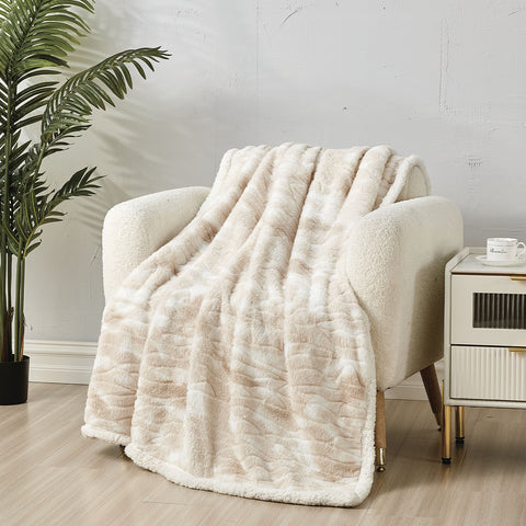 2-Pack: Alaska Super Soft Fleece Throw Blanket – 50" x 60" Lightweight Microfiber Blanket for Bed, Couch, Dorm or Travel – Cozy and Comfortable