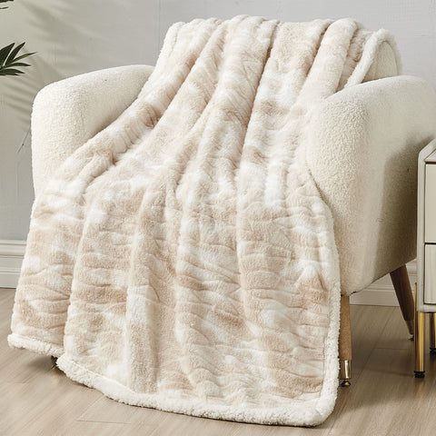 2-Pack: Alaska Super Soft Fleece Throw Blanket – 50" x 60" Lightweight Microfiber Blanket for Bed, Couch, Dorm or Travel – Cozy and Comfortable