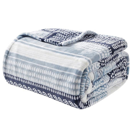 Ultra-Soft Lightweight Printed Bed Blanket – All-Season Microfiber Throw – Queen and King Sizes – Stylish and Comfortable Bedding for Home Use