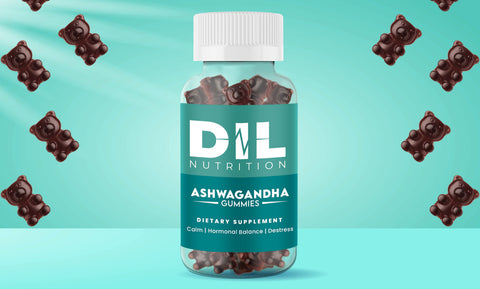 Dil Nutrition Ashwagandha Gummies for Calm, Balance, Destress (40 gummies)