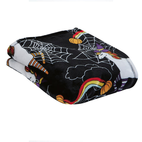 Ultra Soft Micro Plush Halloween Themed 50" x 60" Throw Blanket –  Cozy Blanket for Couch, Bed, or Living Room – Lightweight, Warm, All-Season Comfort, Machine Washable