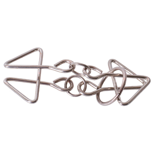 Brain Teasers Mind Games IQ Metal Puzzle Set 3-Piece Metal Disentanglement Puzzle Set for Problem Solving, Logic & Family Fun