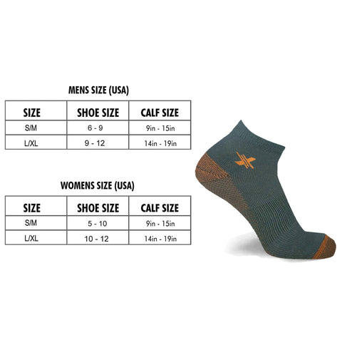 6-Pairs: Copper Compression Socks for Men & Women Circulation-Ankle Plantar Fasciitis Arch Support Socks