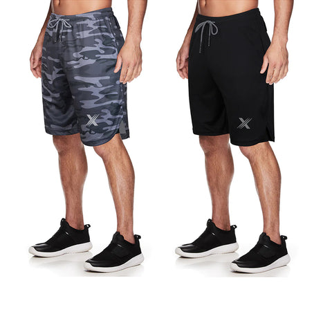 Men's Essential Lightweight Workout, Fitness and Running Shorts for Performance (2-Pack)