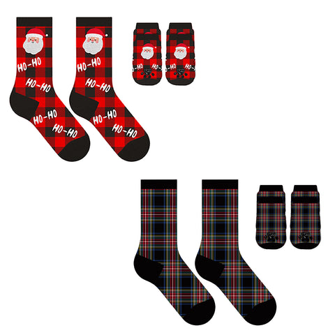 2-Pack: Christmas Matching Pet and Owner Fun Socks Pet Lover Gifts